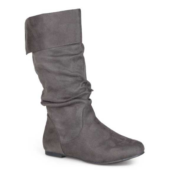 Bonanza Women's Slouchy Microsuede Boots, Sz 7 1/2 - Picture 1 of 14